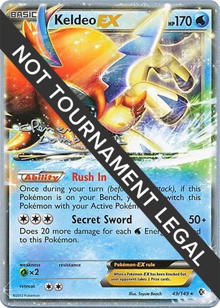 Keldeo EX 2013 Clement Lamberton 49/149 (World Championship Decks)  | Good Games Adelaide SA