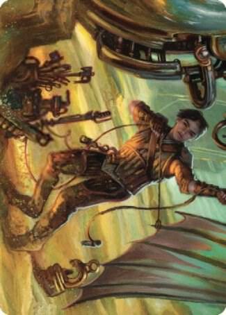 Mishra Excavation Prodigy Art Card 36 (Art Series: The Brothers' War)  | Good Games Adelaide SA