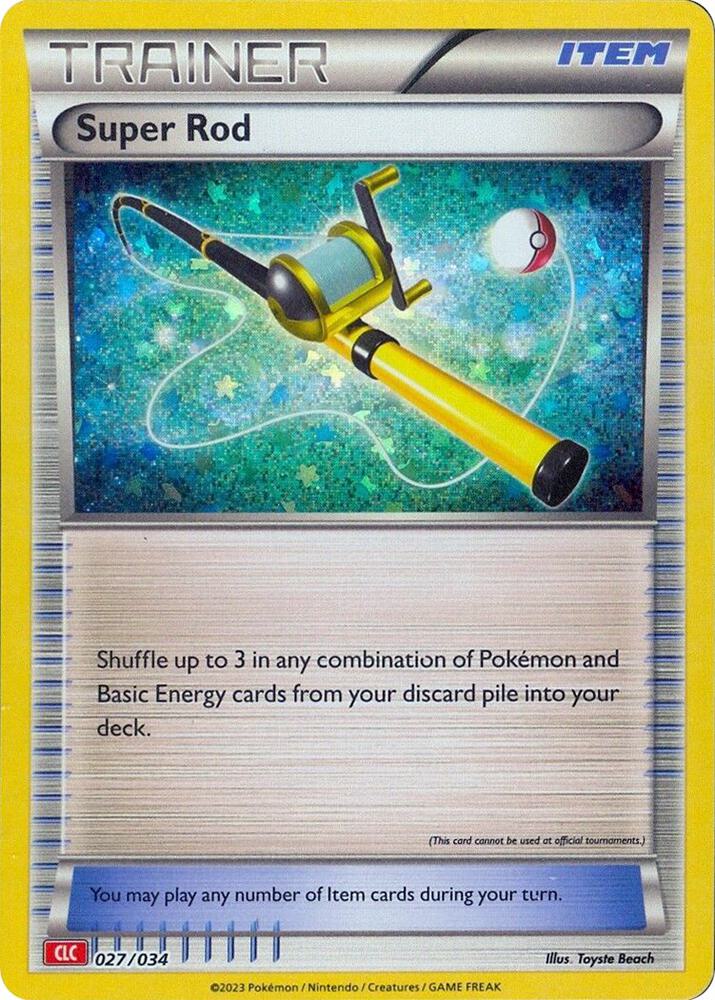 Super Rod CLC 027/034 (Trading Card Game Classic)  - Holofoil | Good Games Adelaide SA