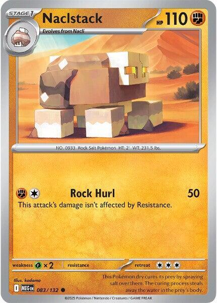 Naclstack 083/132 (ME01: Mega Evolution)  | Good Games Adelaide SA