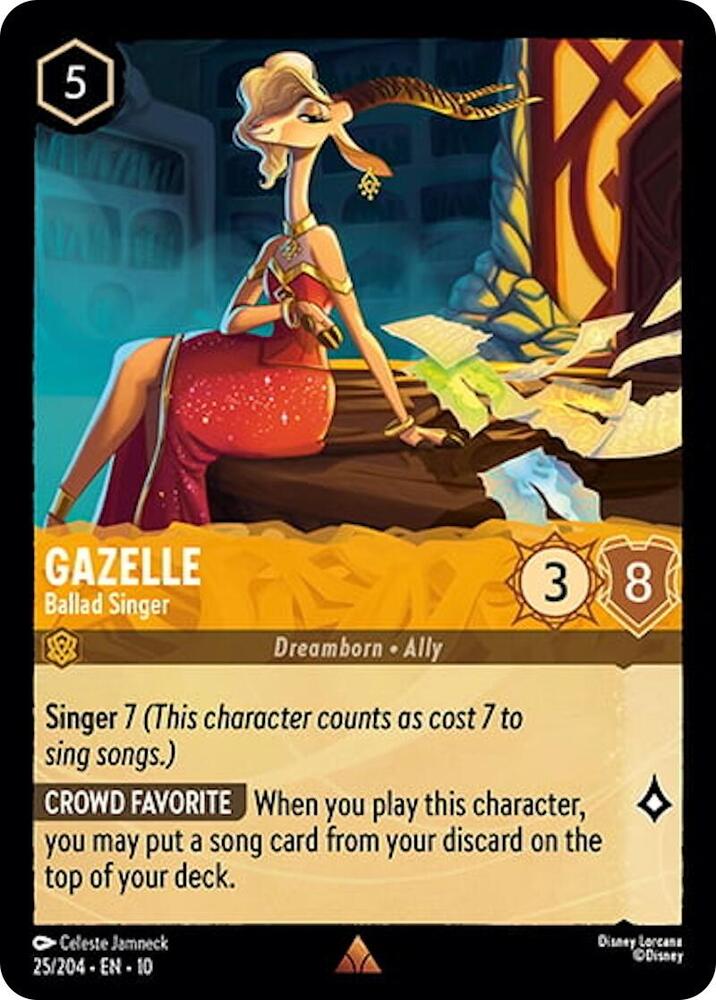 Gazelle Ballad Singer 25/204 (Whispers in the Well)  | Good Games Adelaide SA