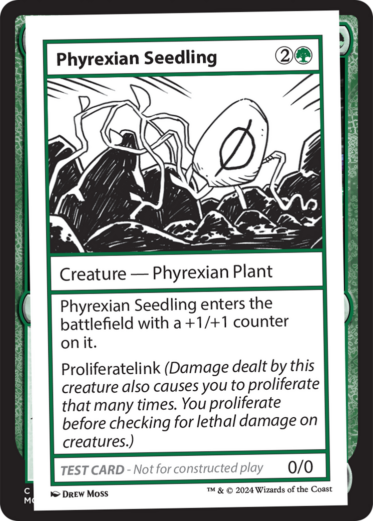 Phyrexian Seedling [Mystery Booster 2 Playtest Cards] | Good Games Adelaide SA