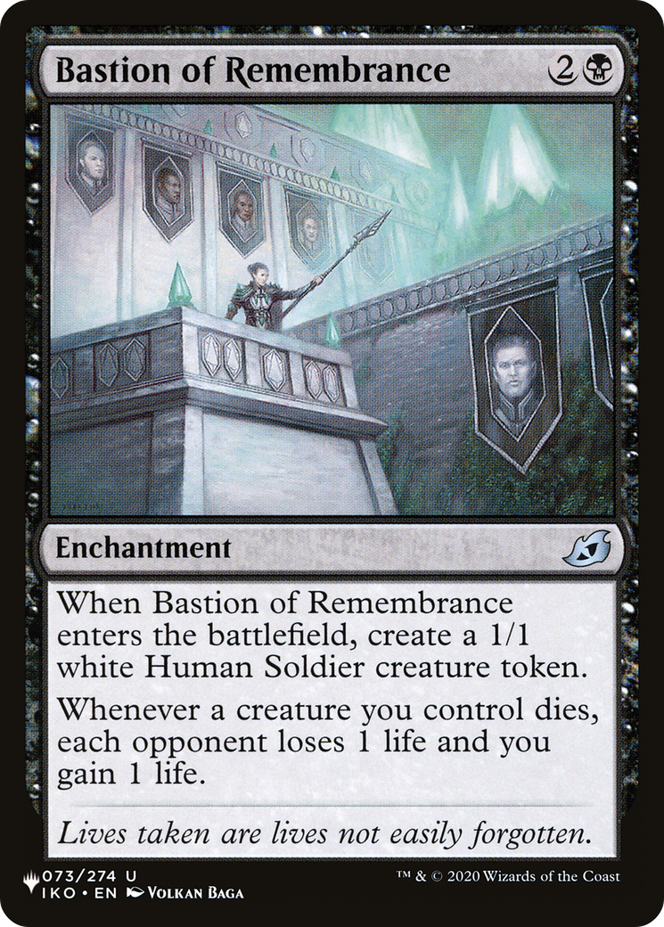 Bastion of Remembrance [The List Reprints] | Good Games Adelaide SA