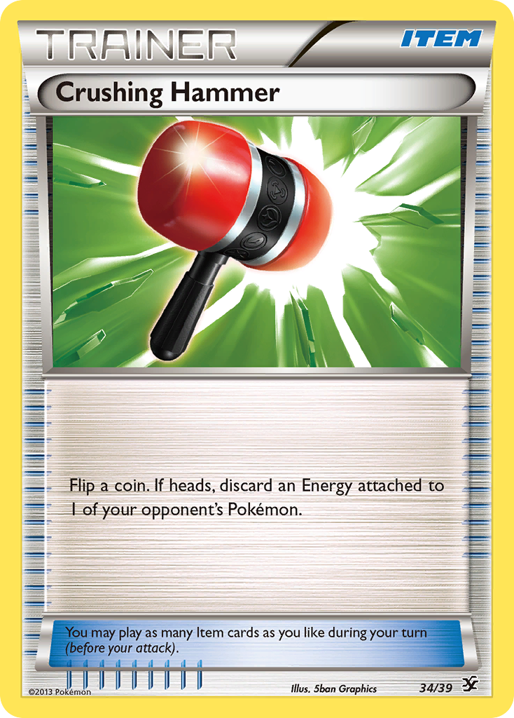 Crushing Hammer (34/39) [XY: Kalos Starter Set] | Good Games Adelaide SA