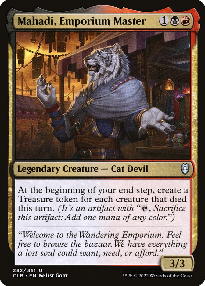 Mahadi, Emporium Master 282 (Commander Legends: Battle for Baldur's Gate)  | Good Games Adelaide SA