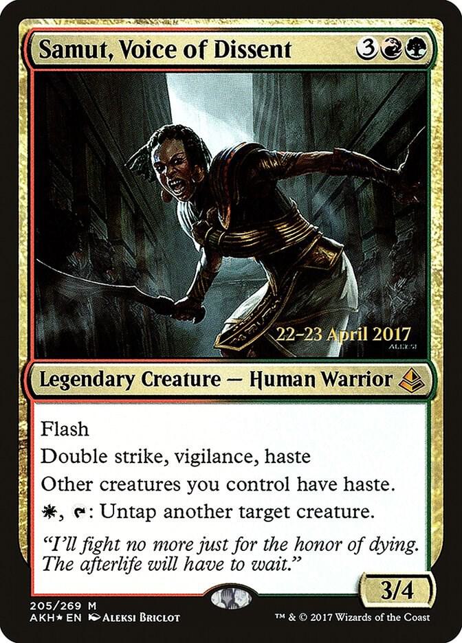 Samut Voice of Dissent 205 (Prerelease Cards)  - Foil | Good Games Adelaide SA
