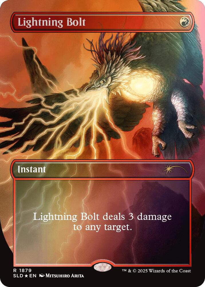 Lightning Bolt 1879 Rainbow Foil 1879 (Secret Lair Drop Series)  - Foil | Good Games Adelaide SA