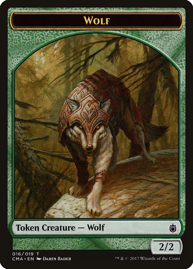 Wolf (016/019) [Commander Anthology Tokens] | Good Games Adelaide SA