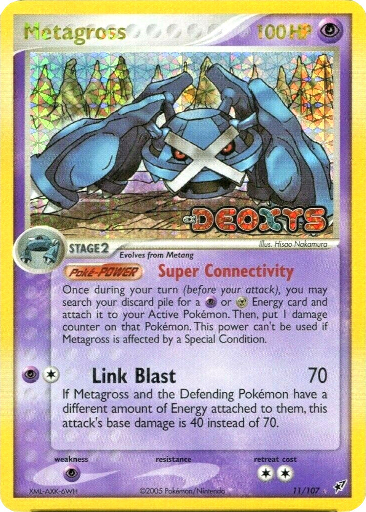 Metagross (11/107) (Stamped) [EX: Deoxys] | Good Games Adelaide SA