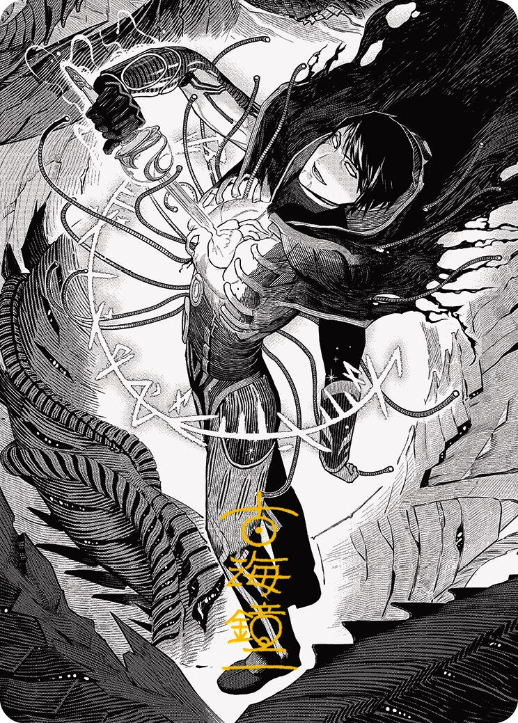 Jace, the Perfected Mind 2 Art Card (Gold-Stamped Signature) [Phyrexia: All Will Be One Art Series] | Good Games Adelaide SA