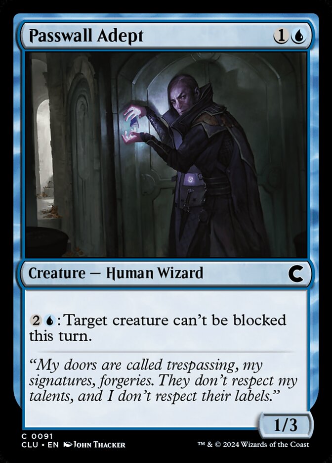 Passwall Adept 91 (Ravnica: Clue Edition)  | Good Games Adelaide SA