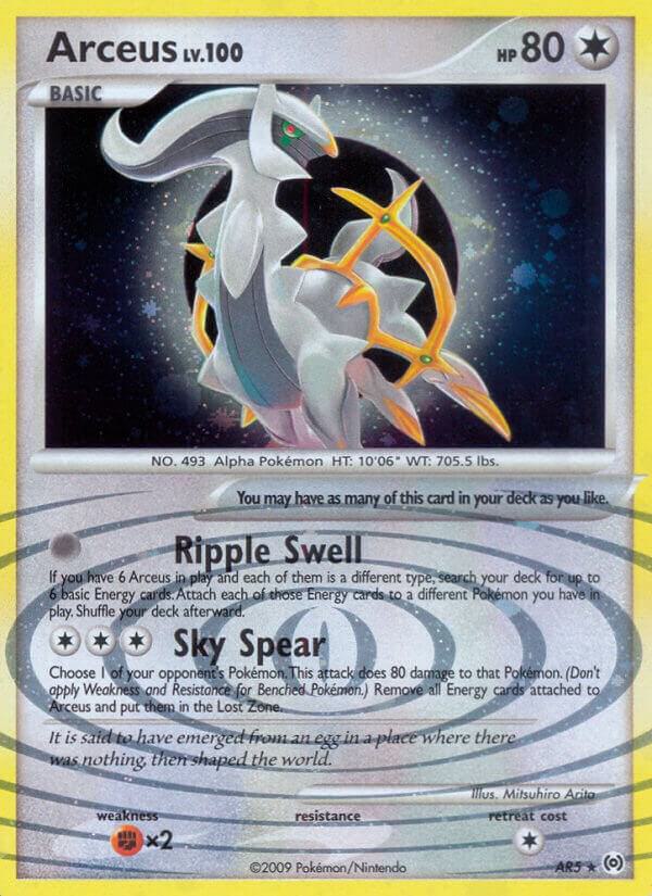 Arceus AR5 (Arceus)  - Holofoil | Good Games Adelaide SA
