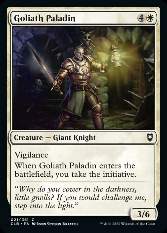 Goliath Paladin [Commander Legends: Battle for Baldur's Gate] | Good Games Adelaide SA