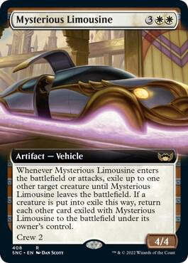Mysterious Limousine Extended Art 408 (Streets of New Capenna)  - Foil | Good Games Adelaide SA