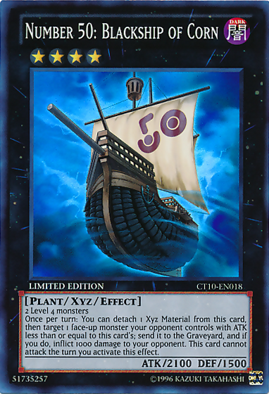 Number 50: Blackship of Corn [CT10-EN018] Super Rare | Good Games Adelaide SA