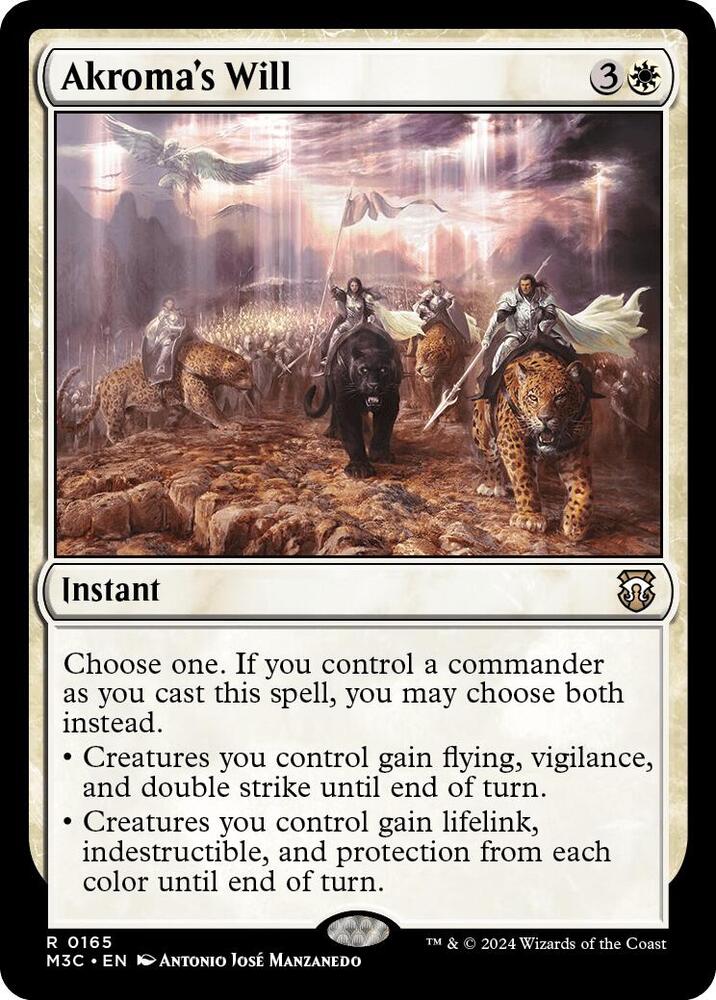 Akroma's Will 165/411 (Commander: Modern Horizons 3)  - Ripple Foil | Good Games Adelaide SA