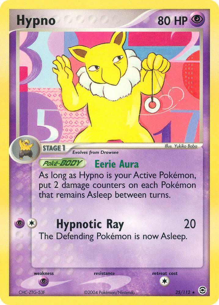 Hypno 25/112 (FireRed & LeafGreen)  - Reverse Holofoil | Good Games Adelaide SA