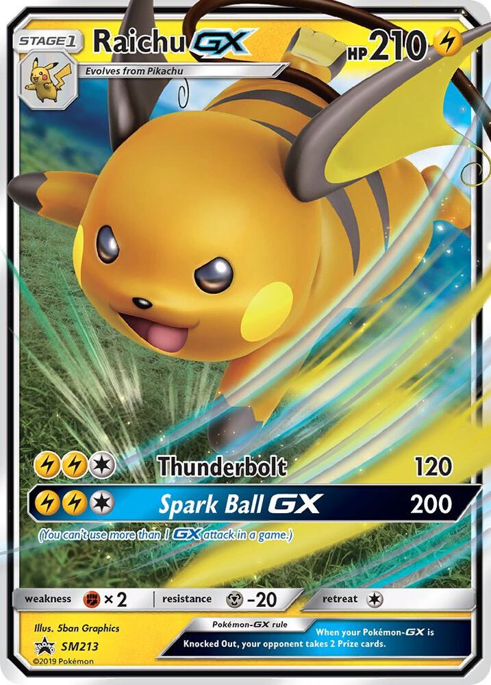 Raichu GX SM213 (SM Promos)  - Holofoil | Good Games Adelaide SA