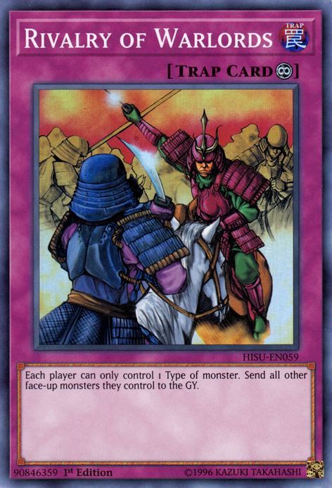 Rivalry of Warlords [HISU-EN059] Super Rare | Good Games Adelaide SA