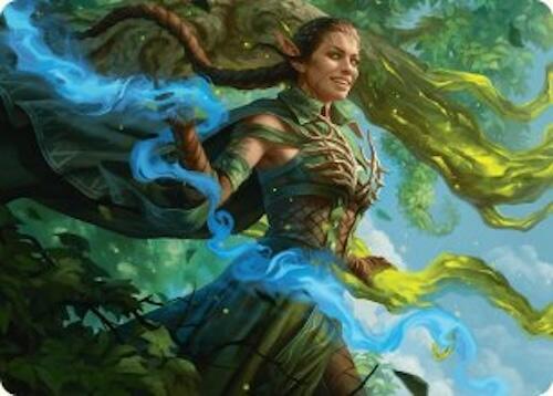 Nissa Worldsoul Speaker Art Card 31 (Art Series: Aetherdrift)  | Good Games Adelaide SA