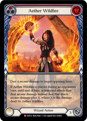 Aether Wildfire [EVR123] (Everfest)  1st Edition Extended Art Rainbow Foil | Good Games Adelaide SA