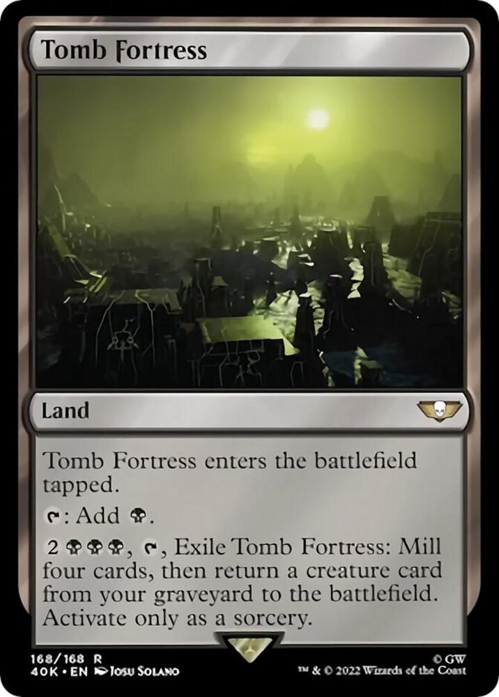 Tomb Fortress Surge Foil 168 (Universes Beyond: Warhammer 40,000)  - Foil | Good Games Adelaide SA