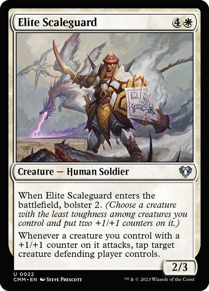 Elite Scaleguard 22 (Commander Masters)  - Foil | Good Games Adelaide SA
