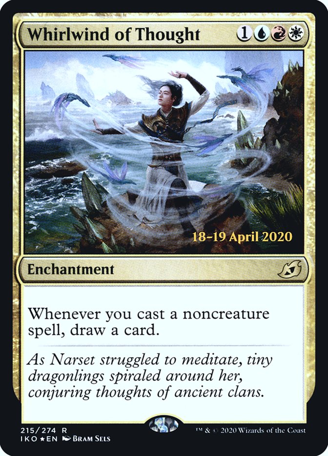 Whirlwind of Thought  [Ikoria: Lair of Behemoths Prerelease Promos] | Good Games Adelaide SA