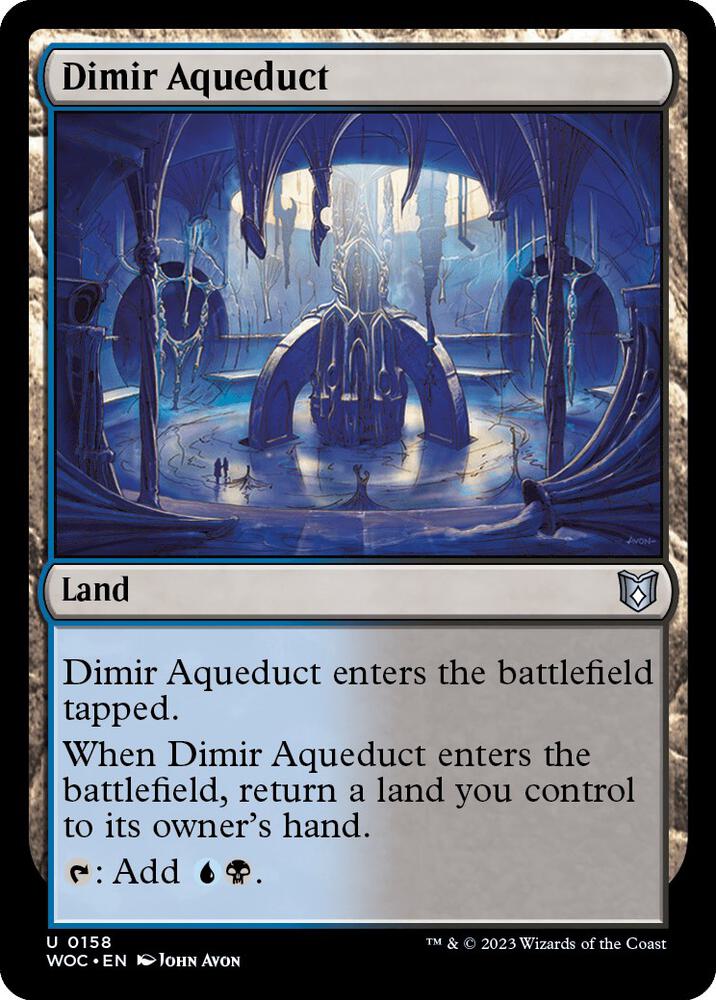 Dimir Aqueduct 158 (Commander: Wilds of Eldraine)  | Good Games Adelaide SA