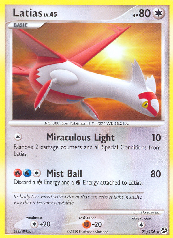 Latias (22/106) [Diamond & Pearl: Great Encounters] | Good Games Adelaide SA