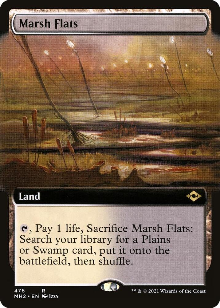 Marsh Flats Extended Art 476 (Modern Horizons 2)  - Foil | Good Games Adelaide SA