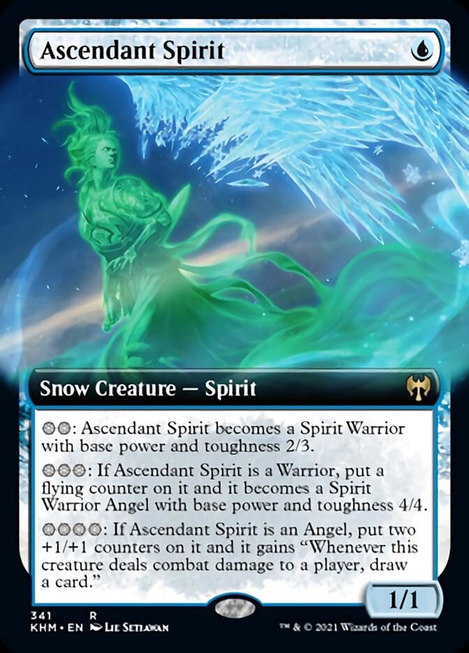 Ascendant Spirit (Extended Art) [Kaldheim] | Good Games Adelaide SA