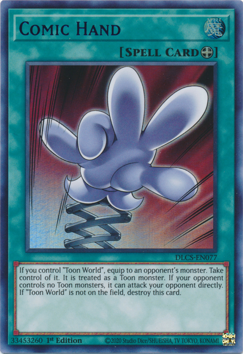 Comic Hand (Blue) [DLCS-EN077] Ultra Rare | Good Games Adelaide SA