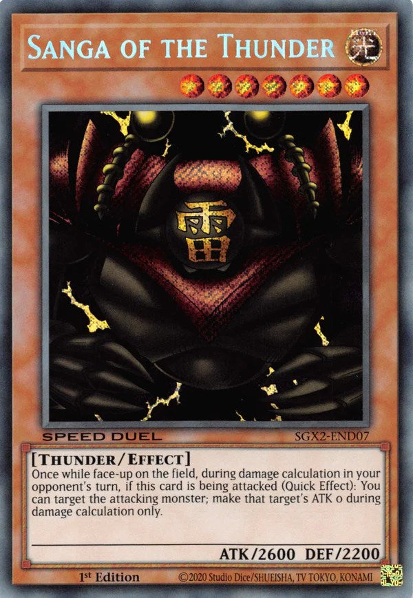Sanga of the Thunder [SGX2-END07] Secret Rare | Good Games Adelaide SA