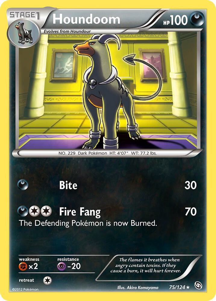 Houndoom 75/124 (Dragons Exalted)  | Good Games Adelaide SA