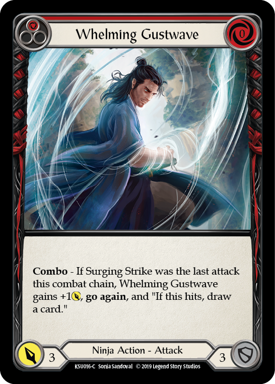 Whelming Gustwave (Red) [KSU016-C] 1st Edition Normal | Good Games Adelaide SA