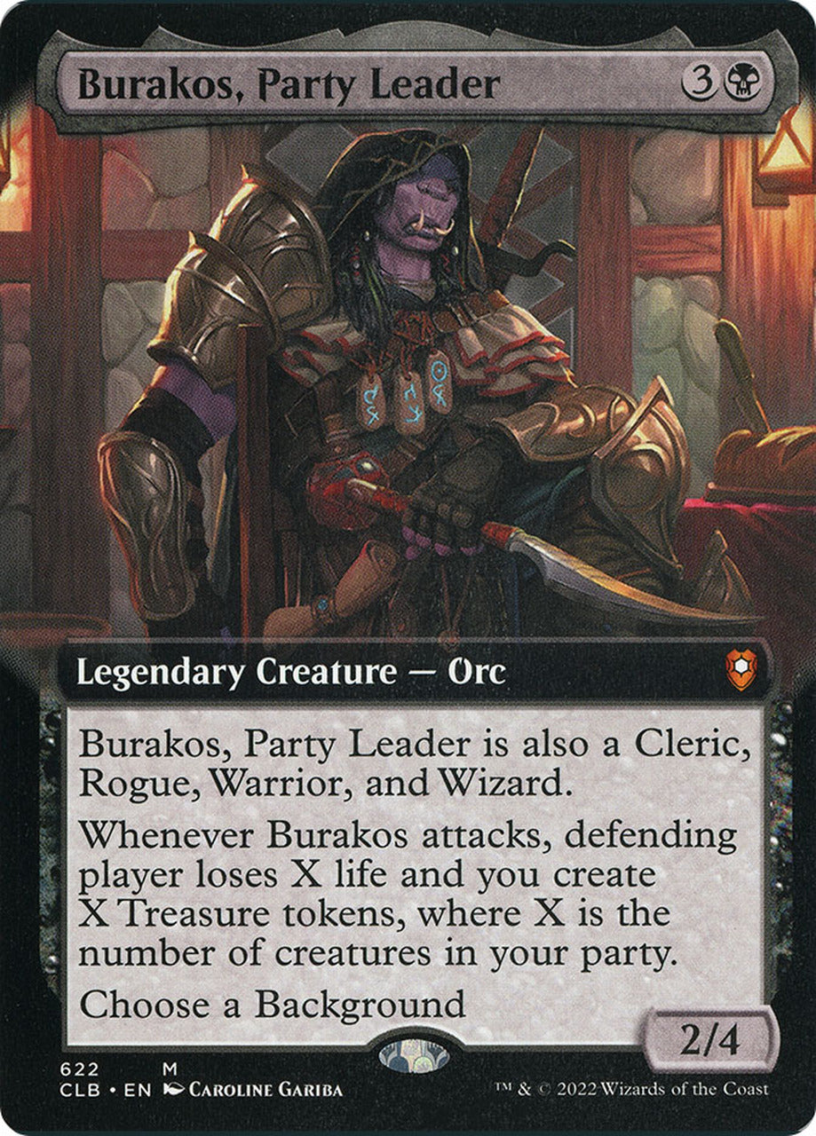 Burakos, Party Leader (Extended Art) [Commander Legends: Battle for Baldur's Gate] | Good Games Adelaide SA