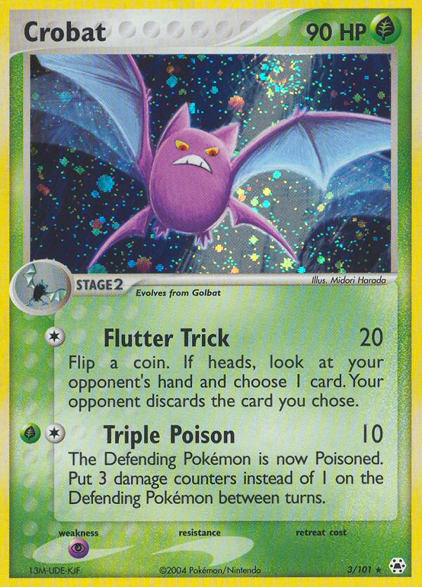 Crobat (3/101) [EX: Hidden Legends] | Good Games Adelaide SA