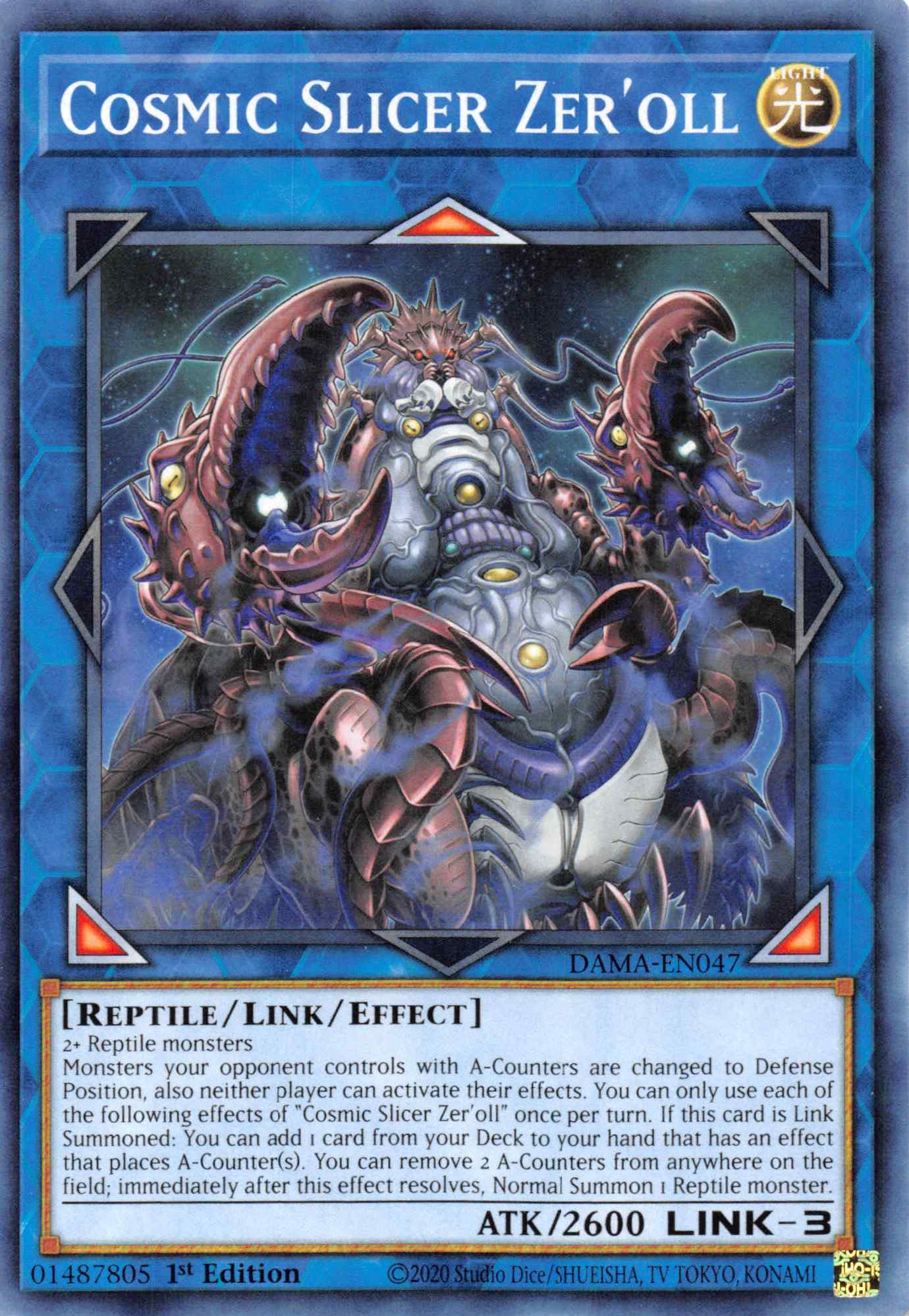 Cosmic Slicer Zer'oll [DAMA-EN047] Common | Good Games Adelaide SA