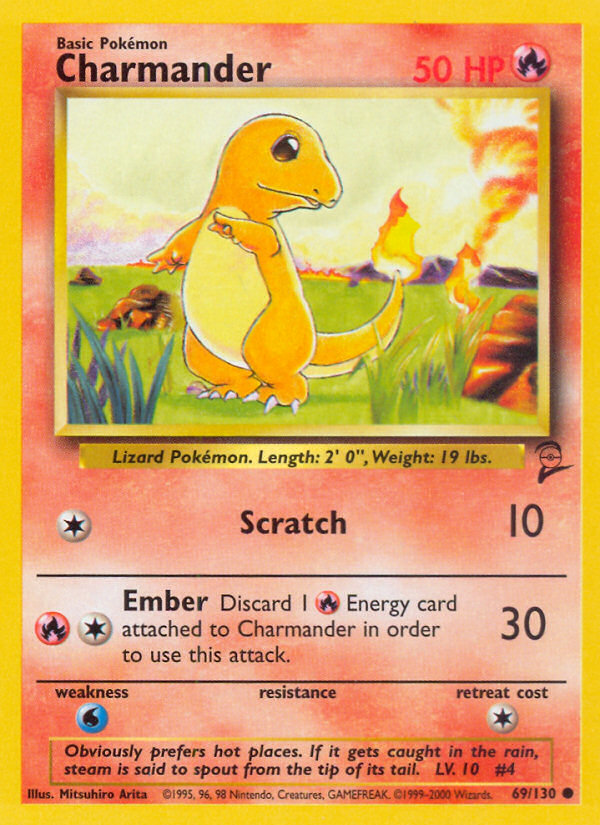 Charmander (69/130) [Base Set 2] | Good Games Adelaide SA