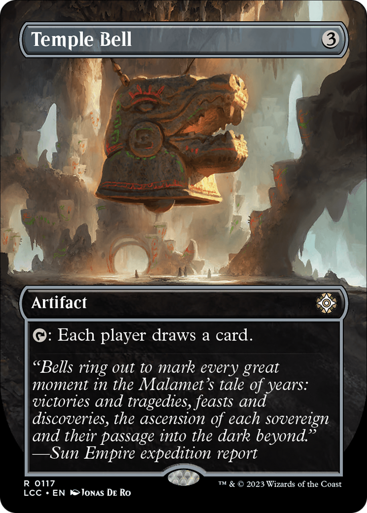 Temple Bell (Borderless) [The Lost Caverns of Ixalan Commander] | Good Games Adelaide SA