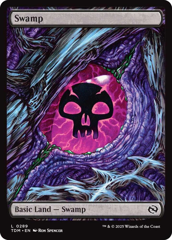Swamp 289 (Tarkir: Dragonstorm)  - Foil | Good Games Adelaide SA