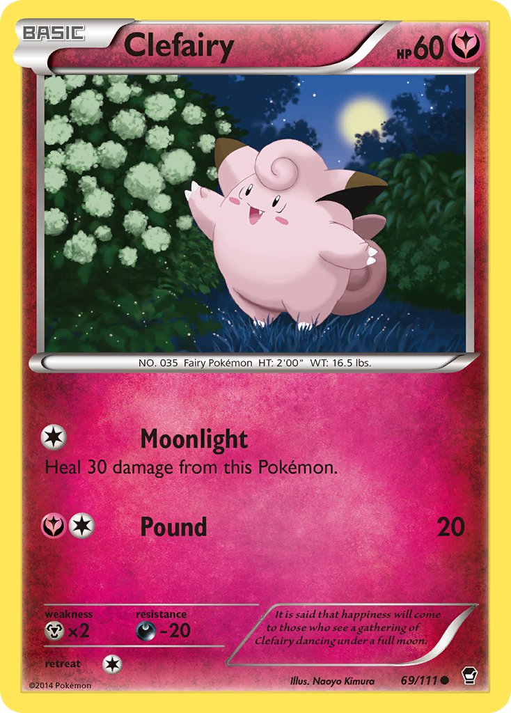 Clefairy (69/111) [XY: Furious Fists] | Good Games Adelaide SA