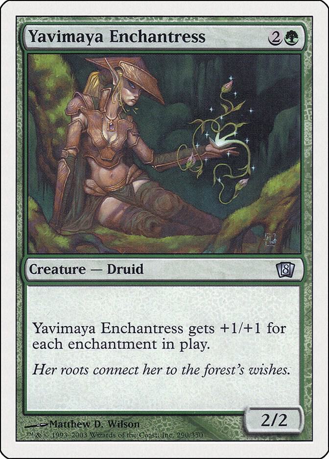 Yavimaya Enchantress 290 (8th Edition)  | Good Games Adelaide SA