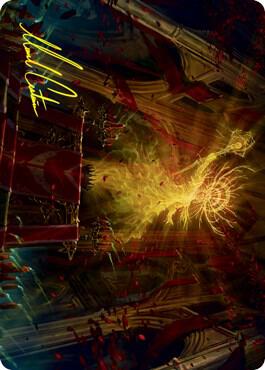 Katilda Dawnhart Martyr Art Card Gold Stamped Signature 14 (Art Series: Innistrad: Crimson Vow)  | Good Games Adelaide SA