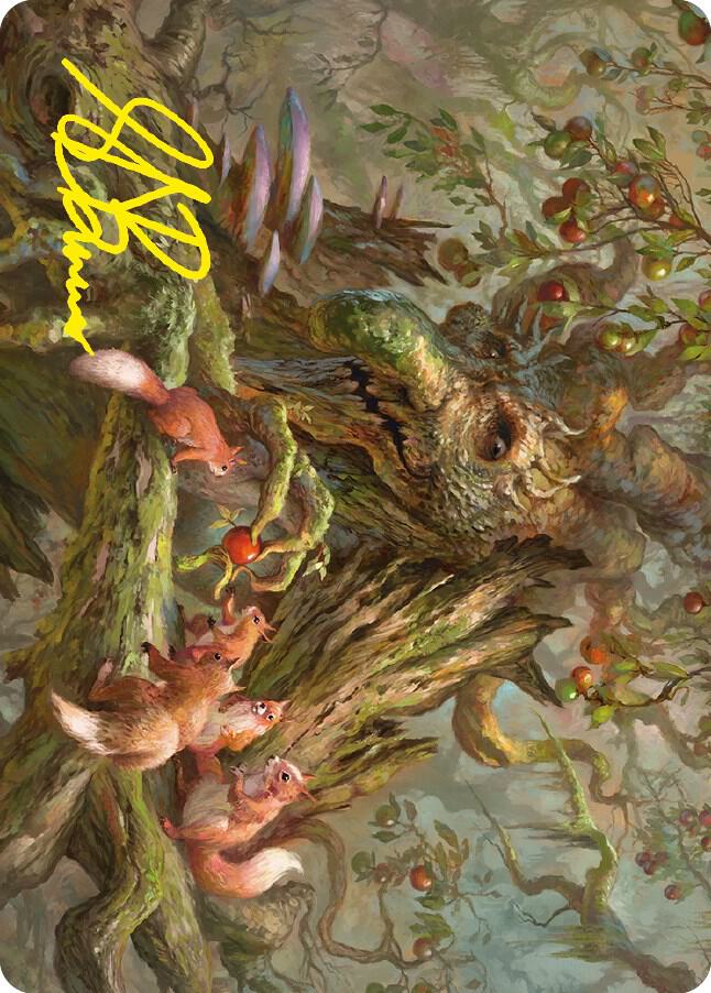Generous Ent Art Card Gold Stamped Signature 11 (Art Series: Universes Beyond: The Lord of the Rings: Tales of Middle-earth)  | Good Games Adelaide SA