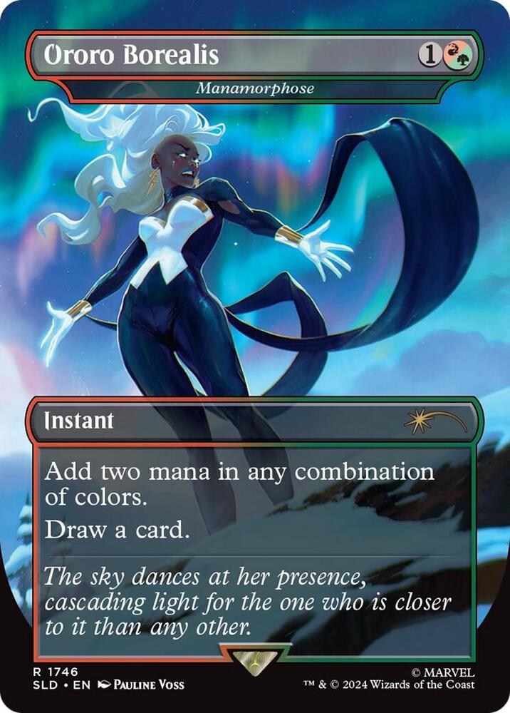 Ororo Borealis Manamorphose Rainbow Foil 1746 (Secret Lair Drop Series)  - Foil | Good Games Adelaide SA