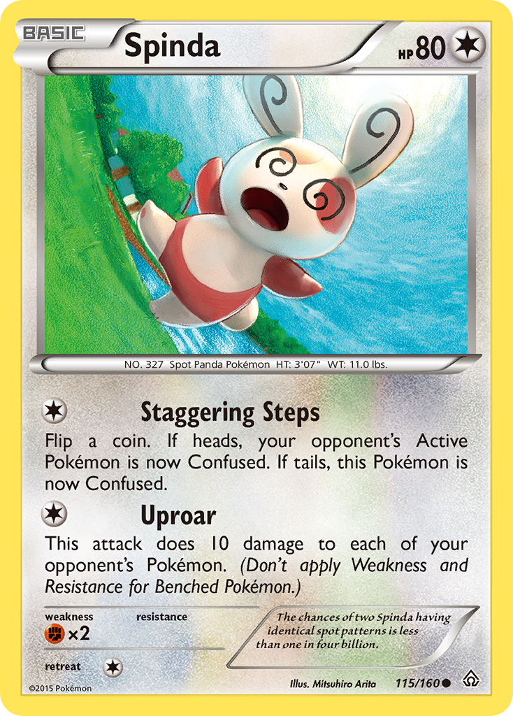 Spinda (115/160) [XY: Primal Clash] | Good Games Adelaide SA