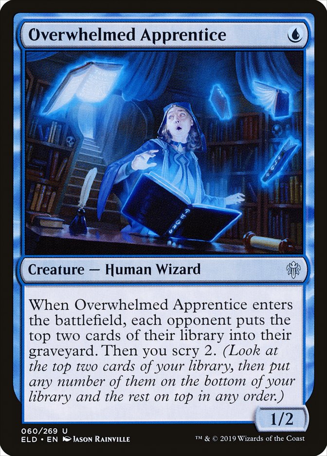 Overwhelmed Apprentice [Throne of Eldraine] | Good Games Adelaide SA