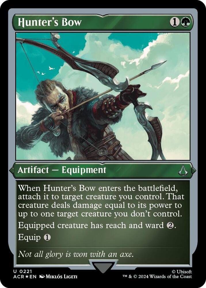 Hunter's Bow 221 (Universes Beyond: Assassin's Creed)  - Foil | Good Games Adelaide SA